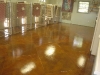 Terracotta and Rust Brown Stained Concrete