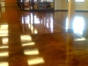 Rust Brown Stained Concrete